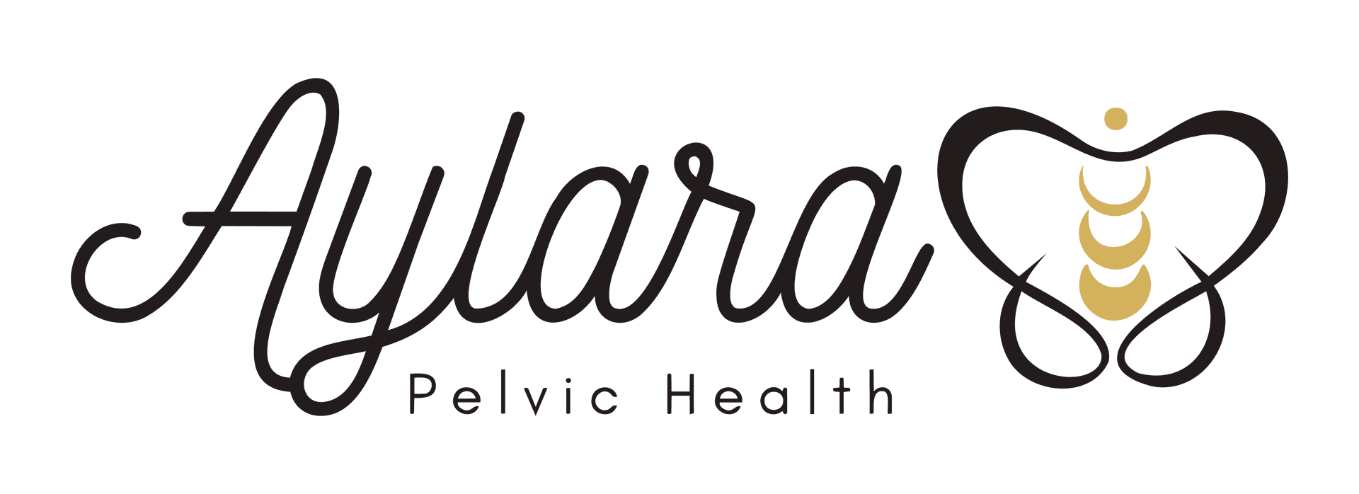 Aylara Pelvic Health horizontal logo, black