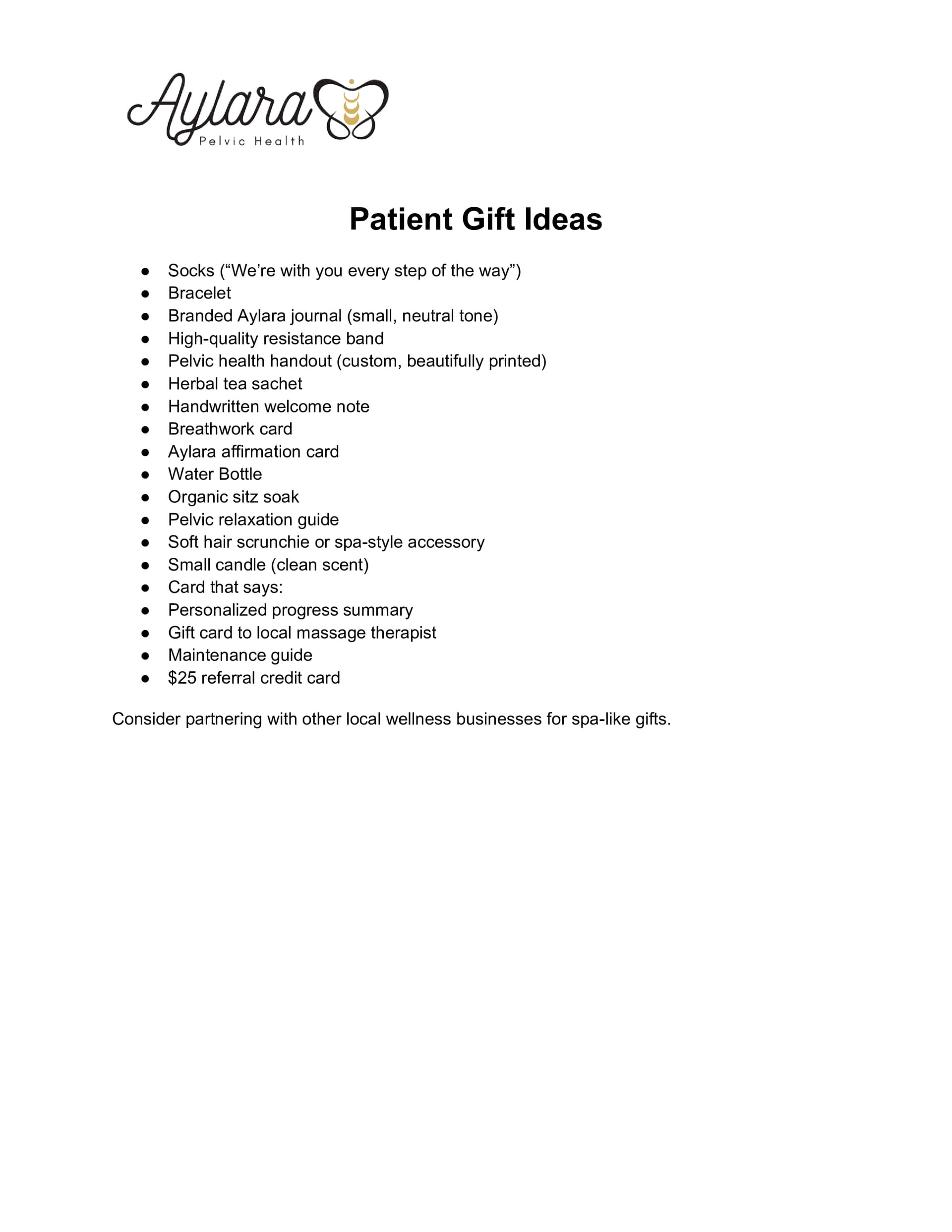 Patient Gift Ideas preview