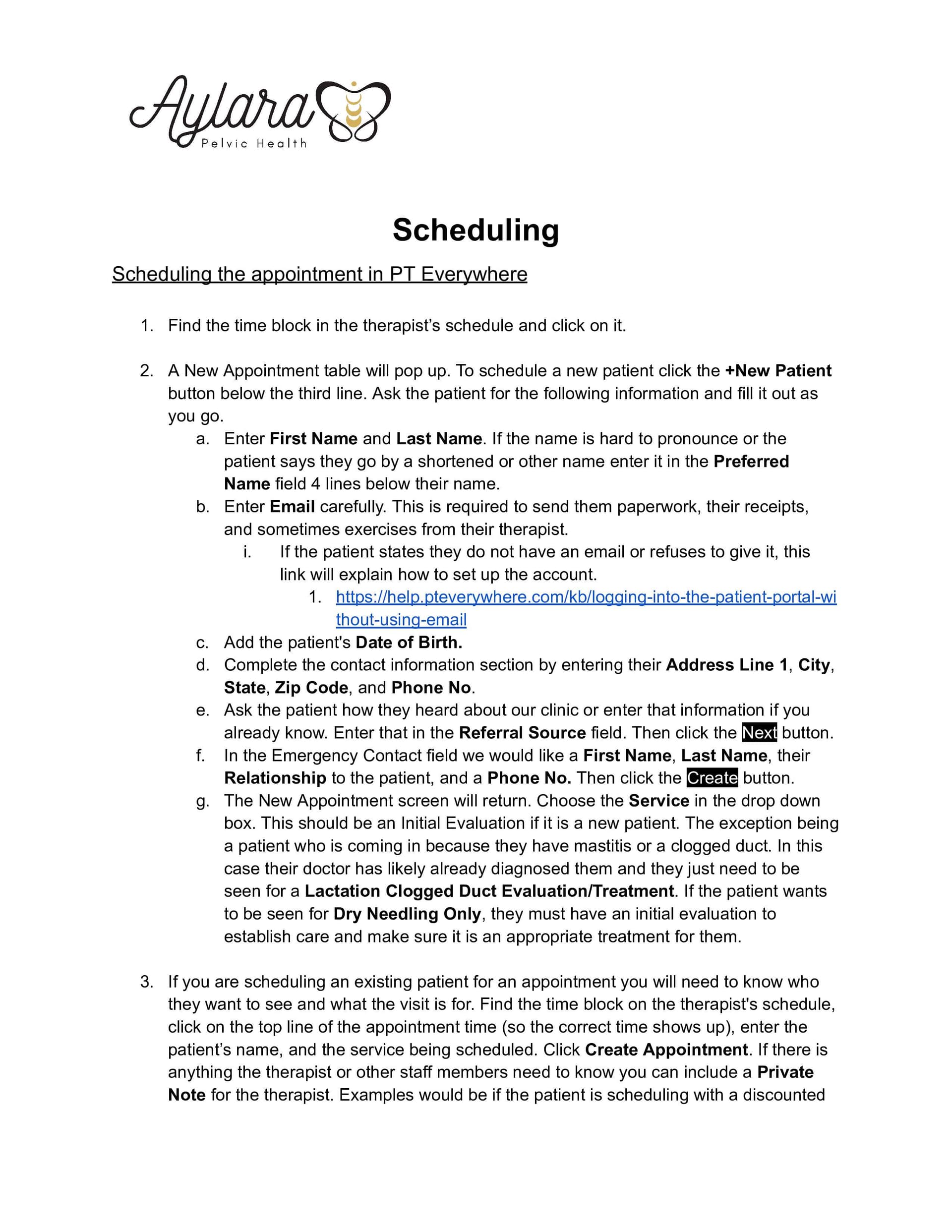 Scheduling preview