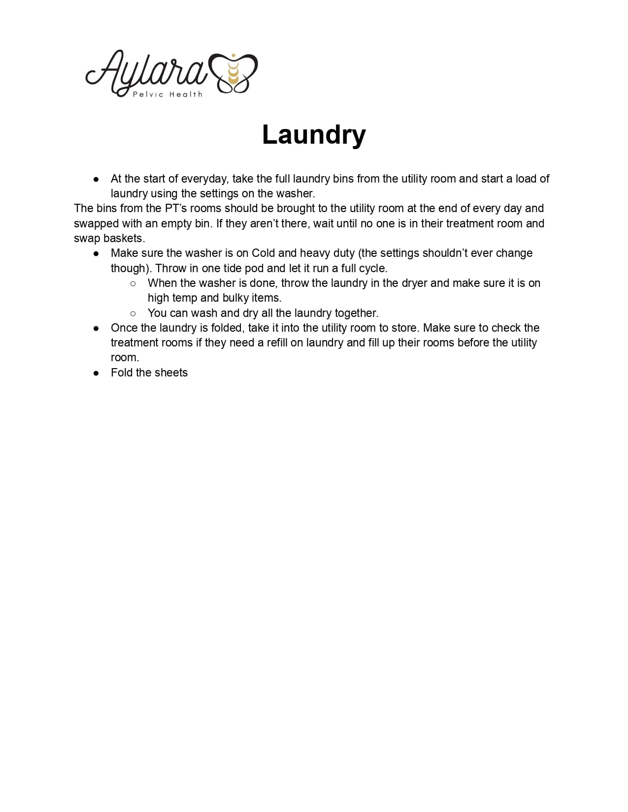 Laundry preview